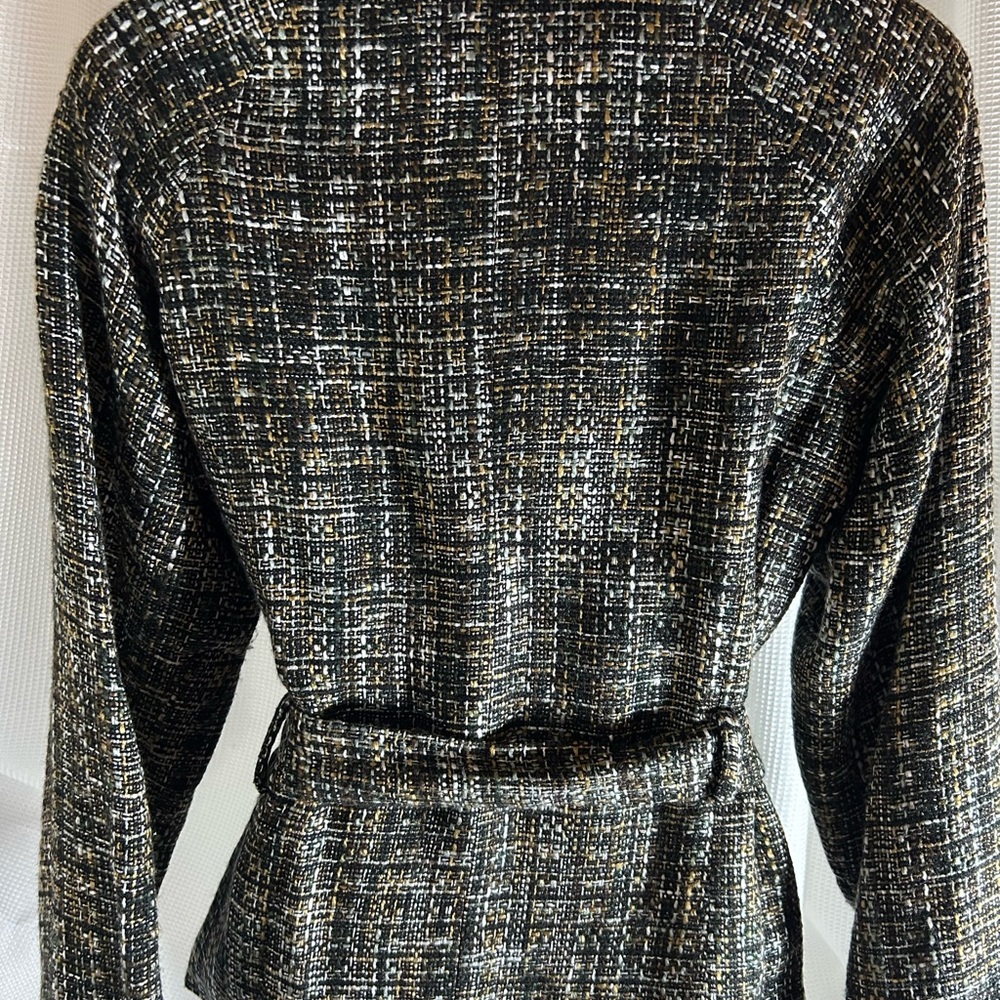 Vintage Appleseed’s petites black tweed jacket women - Picture 3 of 6